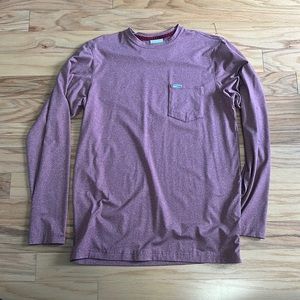 Pink/reddish Columbia long sleeve